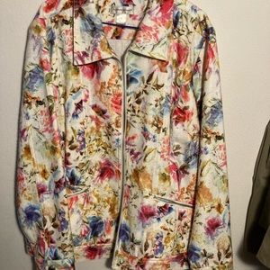 Christopher Banks colorful floral jacket